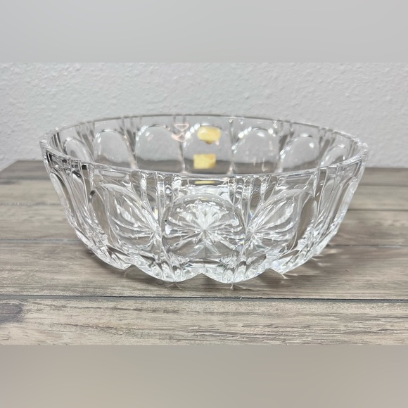 Beyer Bleikristall Vintage Never Displayed Crystal Holiday Nut/CandyDish Bowl - Picture 5 of 5